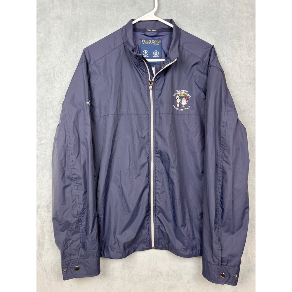 Polo Golf Ralph Lauren 2014 U.S. Open Pinehurst No 2 Marshal Jacket Navy Blue M